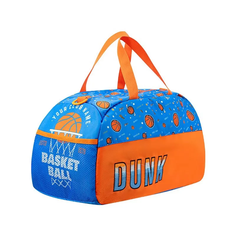 Sac de sport enfant bleu et orange