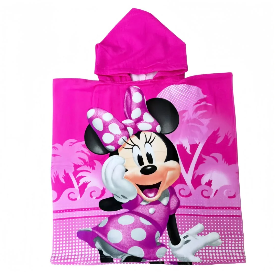 Poncho enfant Minnie rose