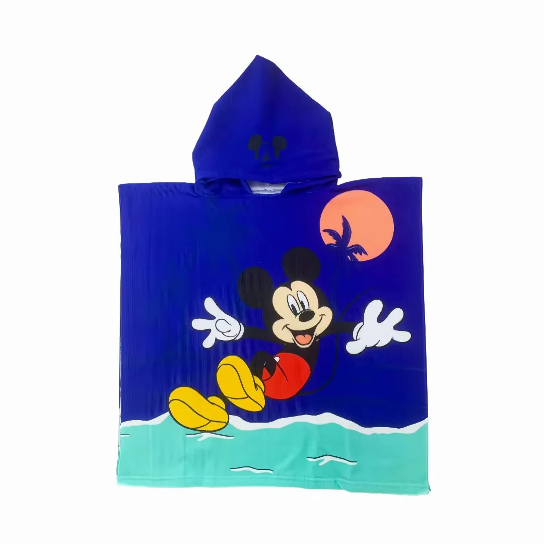 Poncho enfant Mickey bleu